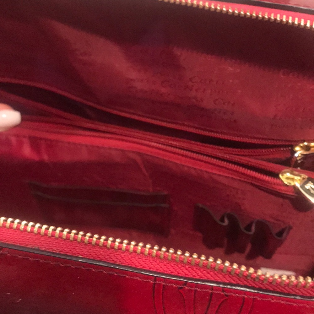 Red handbag - Picture 3 of 4